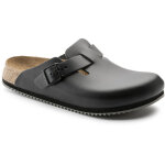 Sabot boston sl taille 43 noir cuir en20345 sra birkenstock