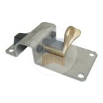 Sabot en inox avec basculeur cupro - aluminium et but�e en caoutchouc hauteur (mm): hauteur (mm) : 40 ...