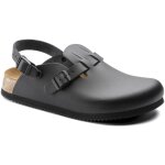 Sabot kay superlauf, wb, cuir naturel, noir