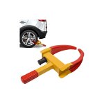 Sabot de roue griffe de stationnement universelle en acier inoxydable avec 9 trous rglables et 2 cls, ...