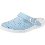 Sabots the original 7080 - bleu clair / blanc - 7080 p38 - abeba