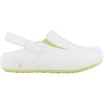 Sabot de travail avec bande velcro r�glable femme safety jogger carinne ob src esd a e vert clair 36