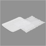 Sac avec 1 plateau rectangulaire avec tissu 25x34cm