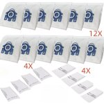 Sac pour aspirateur 12 sacs à poussière + 8 filtres pour l'aspirateur miele gn hyclean 3d efficiency Sac pour aspirateur 12 sacs à poussière + 8 filtres pour l'aspirateur miele gn hyclean 3d efficiency
