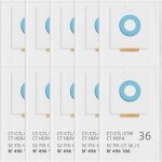 Sacs d'aspirateur 496186 pour festool selfclean ct 36 / ctm 36 e / ctl 36 e cleantec s�rie aspirateur ...