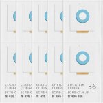 Sacs d'aspirateur 496186 pour festool selfclean ct 36 / ctm 36 e / ctl 36 e cleantec s�rie aspirateur ...