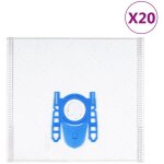 Sacs d'aspirateur pour bosch / siemens defgh 20 pcs vidaxl