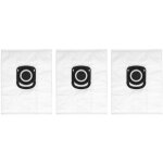 Sacs aspirateur universels pour rowenta zr200540 zr200720 ro64xx ro63xx ro68xx ro39x ? 3 pi�ces, fibre ...