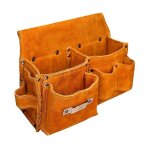 Lifcausal - sac banane pour charpentier, ceinture à outils en cuir avec porte - marteau Lifcausal - sac banane pour charpentier, ceinture à outils en cuir avec porte - marteau