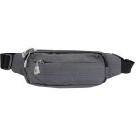 Sac banane imperm�able 10 pouces unisexe en oxford pour running, ceinture sport homme femme - gris