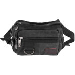 Sac � ceinture en toile pour hommes, grande capacit�, id�al pour le sport, jogging, randonn�e et voyage, ...
