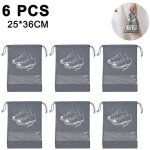 Sacs chaussures anti - poussire en tissu non tiss avec cordon de serrage pour sac de rangement tanche ...