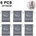 Sacs chaussures anti - poussire en tissu non tiss avec cordon de serrage pour sac de rangement tanche ...