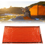 [jamais utilis�] sac de couchage de survie d'urgence isolation thermique film aluminium pe sac de survie ...