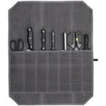 Sac � couteaux en toile cir�e sacoche couteaux de cuisine avec 7 fentes sac � roulettes etui couteau ...