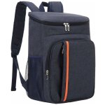 Sac à dos glacière isotherme - 18l pour pique - nique, plage, camping (bleu marine) Sac à dos glacière isotherme - 18l pour pique - nique, plage, camping (bleu marine)
