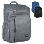 Sac � dos, glaci�re isotherme, sac de pique - nique - 23 l - gris linxor