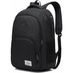 Sac  dos pour ordinateur portable, sac  dos tanche simple et lger avec port de chargement usb, sac ...