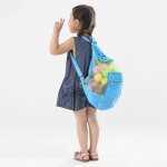Sac � dos de plage, style parent - enfant, sac � dos pliable en maille pour rangement de jouets de plage, ...