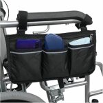 Sac de fauteuil roulant pour accoudoir - sac de fauteuil roulant oxford sac de scooter portable tanche ...