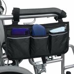 Sac de fauteuil roulant pour accoudoir - sac de fauteuil roulant oxford sac de scooter portable tanche ...