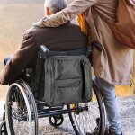 Sac pour fauteuil roulant - sac � dos universel pour scooter de mobilit� - multi - poches arri�re rembourr�es ...
