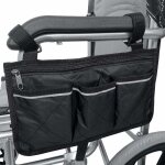 Sac de fauteuil roulant, sacoch fauteuil roulant, sac lateral pour fauteuil roulant pour accoudoirs avec ...