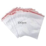 Sacs fermeture clair refermables 5 x 7 cm x 100 sacs fermeture clair transparents sacs en plastique transparen ...