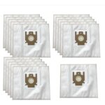 Sac filtrant  poussire compatible avec hoover type h60 h30 h52 enigma te7 te70 ten2400 arianne telios ...