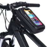 Sac de guidon de t�l�phone portable de bicyclette, sac de cadre de cas de t�l�phone portable d'�cran ...