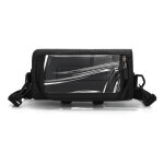 Sac de guidon de vlo impermable, sacoche cadre vlo grande capacit avec cran tactile transparent ...