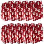 Sacs de no�l, 10 sacs en papier kraft de no�l, sacs - cadeaux de no�l, fournitures de f�te en classe, ...