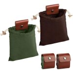 Sac de recherche de nourriture, 2 pcs pochette de recherche de nourriture en toile, pochette de ceinture ...