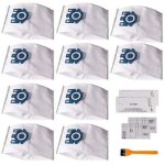 Sacs � poussi�re flkwoh (lot de 15) pour aspirateur miele gn airclean 3d, haute efficacit�, pi�ces de ...