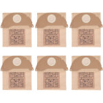 Sac � poussi�re en papier pour aspirateur karcher wd2250 a2004 a2054 mv2 ? 6 pi�ces, double filtration ...