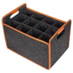 Sac de rangement pour bouteilles de vin (12 bouteilles avec s�parateurs et poign�es, id�al pour les voyages ...