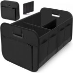 Sac de rangement pour coffre de voiture, grande capacit� 70 l, �tanche, pliable et 10 poches, en polyester ...