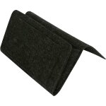 Sac de rangement en feutre de chevet avec pochettes de chevet, organisateur suspendu de bureau de canap ...