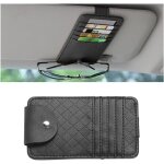 Sac de rangement multifonctionnel voiture pour les lunettes de soleil cartes bancaires papiers stylo ...