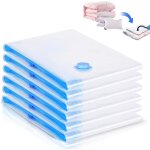 Sacs de rangement sous vide, lot de 6 housses de rangement sous vide, voyages réutilisables pour matelas, ... Sacs de rangement sous vide, lot de 6 housses de rangement sous vide, voyages réutilisables pour matelas, ...