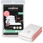 Sac de rangement sous - vide compactor transparent h. 90 x l. 55 x p. 1 cm