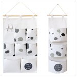 Sac de rangement suspendu, sac de rangement mural en tissu, sac de rangement de placard en tissu, sac ...