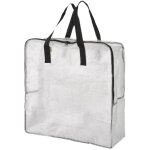 Sac de rangement transparent en lot de 2, grand sac demenagement 62x62cm avec poign�e de transport, sac ...