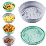Sacs en silicone pliables pour friteuse  air, 2 pices, pliables, faciles  nettoyer, rutilisables, ...