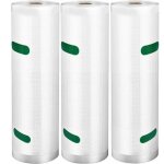 Sacs sous vide alimentaire 3 rouleaux, sacs sous vide 20 x 500 cm pour appareil de mise sous vide, cuisiner ...