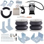 Maxpeedingrods - sac de suspension pneumatique arri�re + compresseur 12v for ford transit 01 - 20
