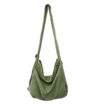 Sac en toile lavable, sac  bandoulire minable, sac messager simple