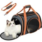 Sac transport chat, caisse de transport chat respirant et pliable, cage transport pour chat avec grand ...