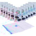 Sacs � v�tements sous vide 60 x 40 cm - 12 pi�ces - sacs de rangement � fermeture herm�tique - sacs peu ...