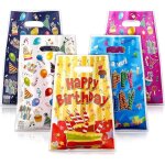 Sachet anniversaire enfant, lot de 50 sachet bonbons cadeau anniversaire pochette pour enfants b�b� filles ...